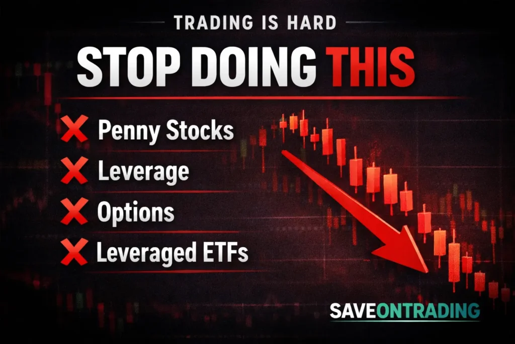Trading mistakes to avoid including penny stocks, leverage, options, and leveraged ETFs